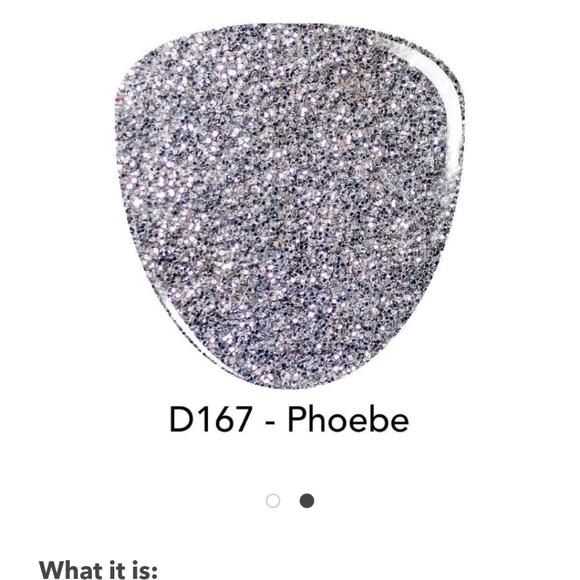 Silver glitter nail dip powder - Picture 2 of 3